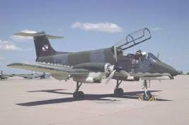 Uno de los 6 'Pucara' IA-58 vendidos a Uruguay