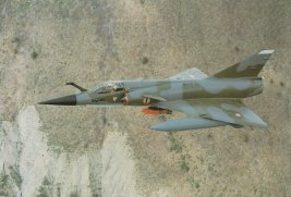 Un Mirage 50, dotado de 'Canards' para mayor estabilidad