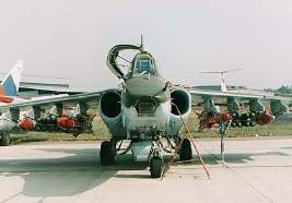 Un Su-39 en la exposiciуn MAKS '95 (AirShow), Rusia