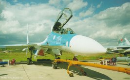 El prototipo 06 del Su-30MKI en la exposiciуn MAKS '99 (AirShow), Rusia