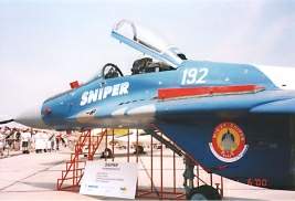 El Sniper en la exposicion ILA 2000 (AirShow), Alemania